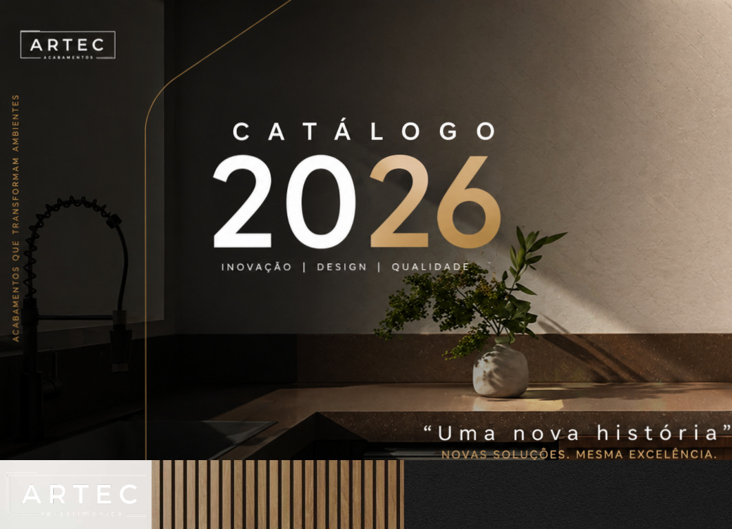 Capa do Catálogo Artec 2026