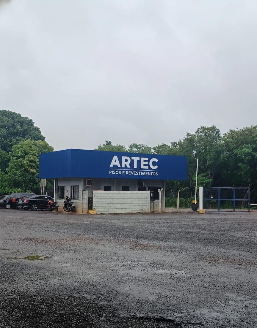 Área de produção de revestimentos