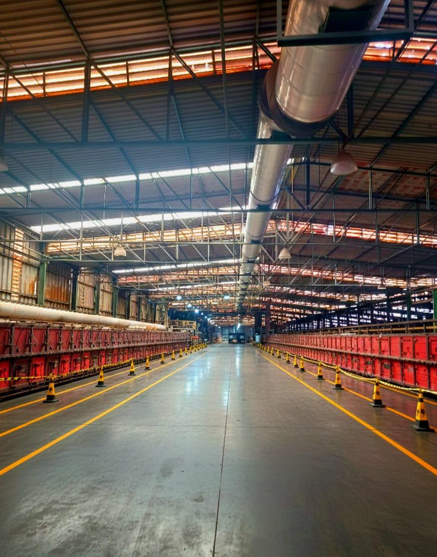 Fornos industriais da Artec em operação